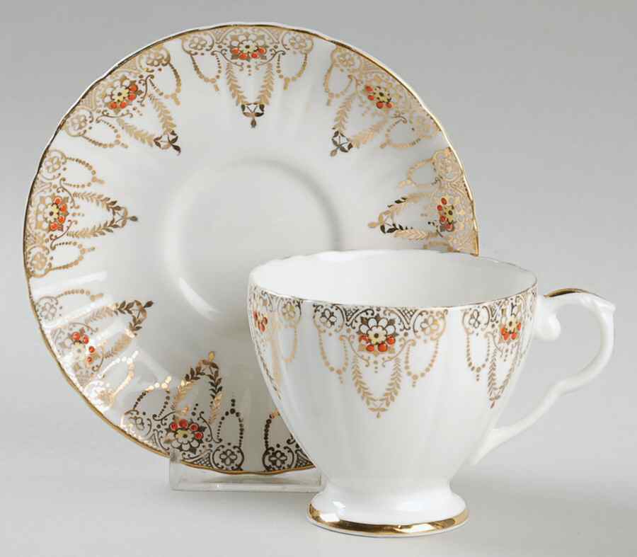 S1327 Footed Cup & Saucer Set by Royal Grafton-1
