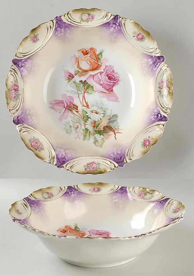RPU41 10" Round Vegetable Bowl by RS Prussia-1