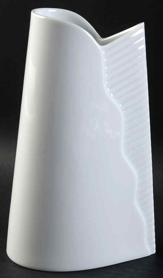 Cresta White 8" Vase by Rosenthal - Continental-1
