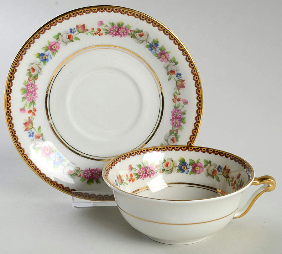 RYD96 Flat Cup & Saucer Set by Raynaud-1