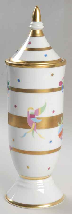 Gold Rings Covered Vase by Rosenthal - Continental-1
