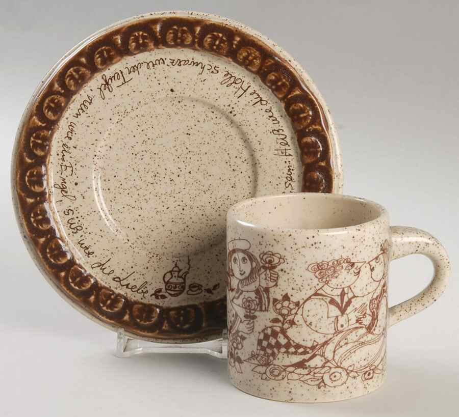 Coffee Flat Cup & Saucer Set by Rosenthal - Continental-1