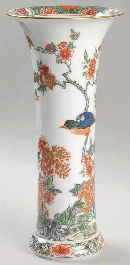 Swallows on Gold Branches 10" Vase by Rosenthal - Continental-1