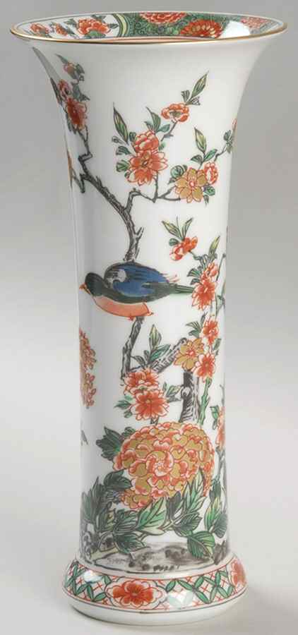 Swallows on Gold Branches 8" Vase by Rosenthal - Continental-1
