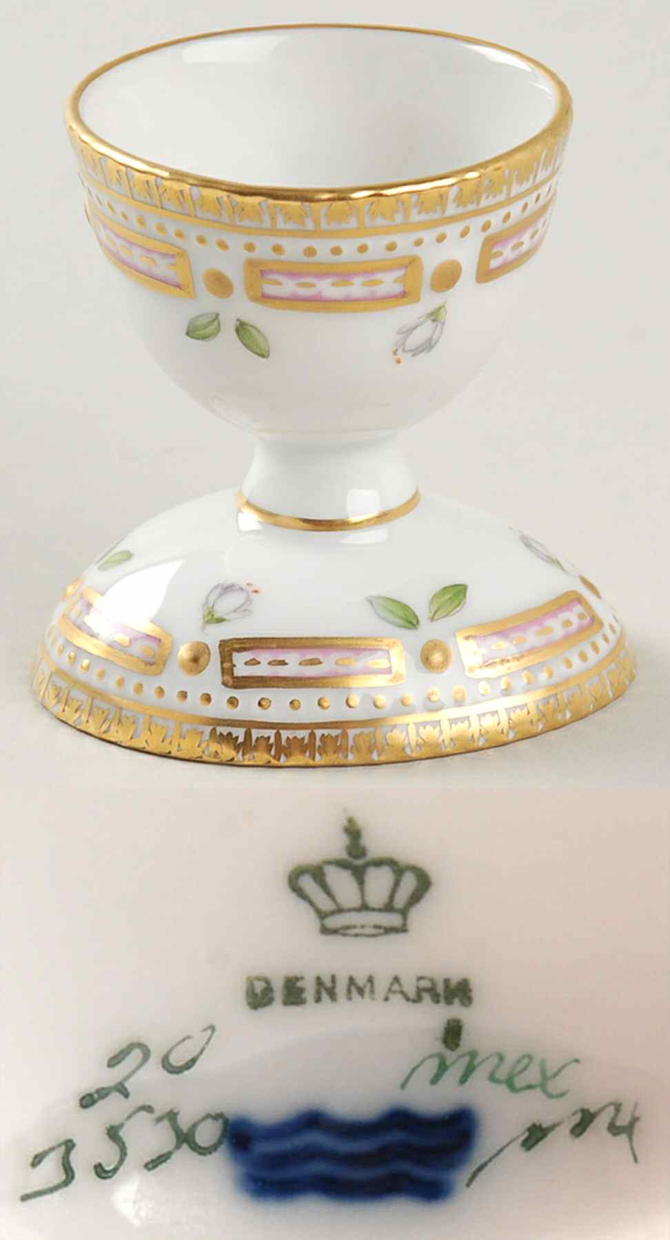 Flora Danica (1790 To 1960) Single Egg Cup by Royal Copenhagen-1