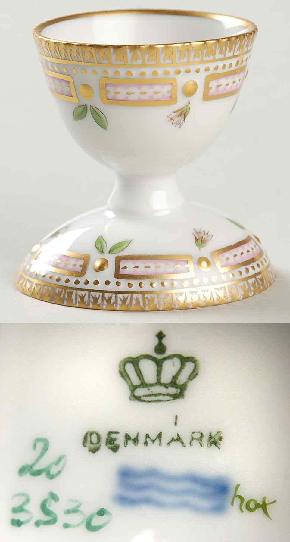Flora Danica (1790 To 1960) Single Egg Cup by Royal Copenhagen-1