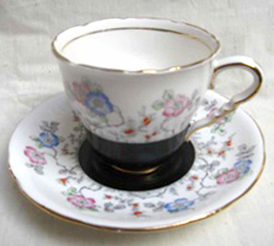 8239 Footed Cup & Saucer Set by Royal Stafford-1