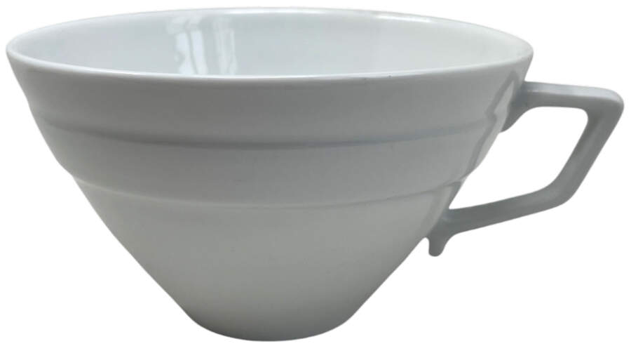 Saturne White Flat Cup by Royal Limoges-1