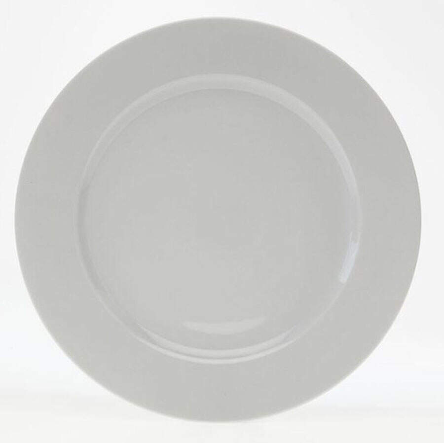 Recamier White Dinner Plate by Royal Limoges-1