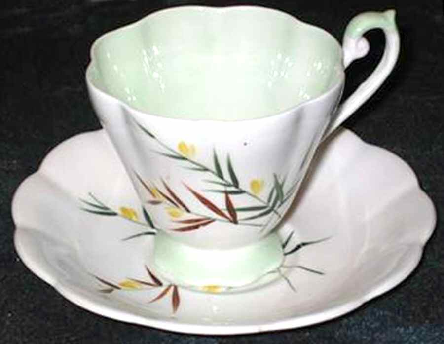 1555 Footed Cup & Saucer Set by Royal Standard-1