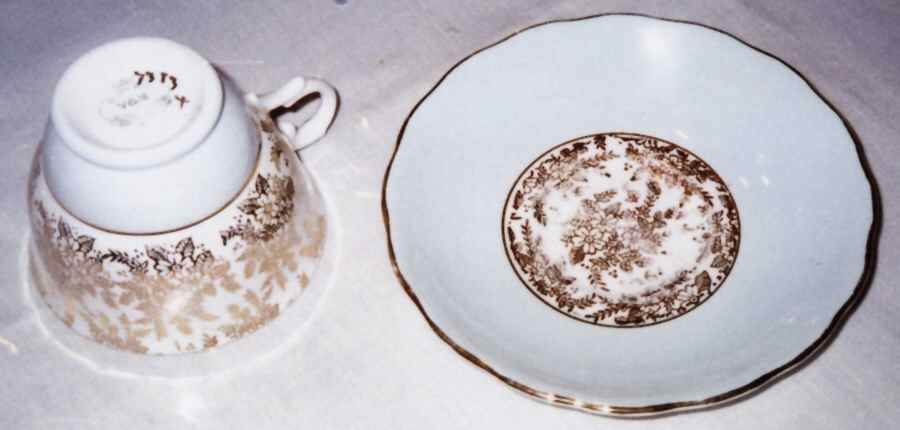 7393 Footed Cup & Saucer Set by Royal Vale-1