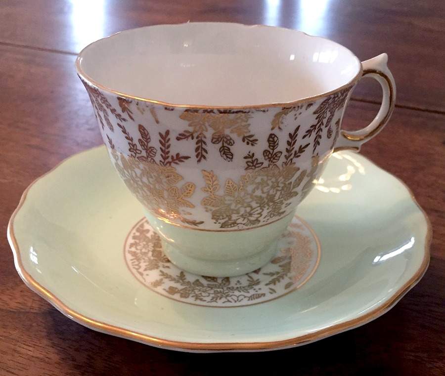 7390 Footed Cup & Saucer Set by Royal Vale-1