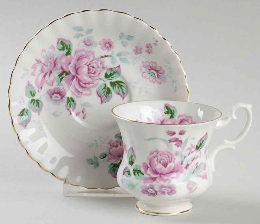 ROA252 Footed Demitasse Cup & Saucer Set by Royal Albert-1