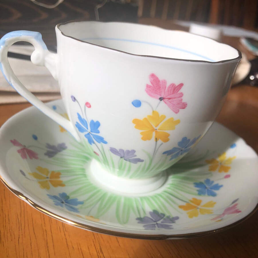 6304 Footed Cup & Saucer Set by Royal Grafton-1