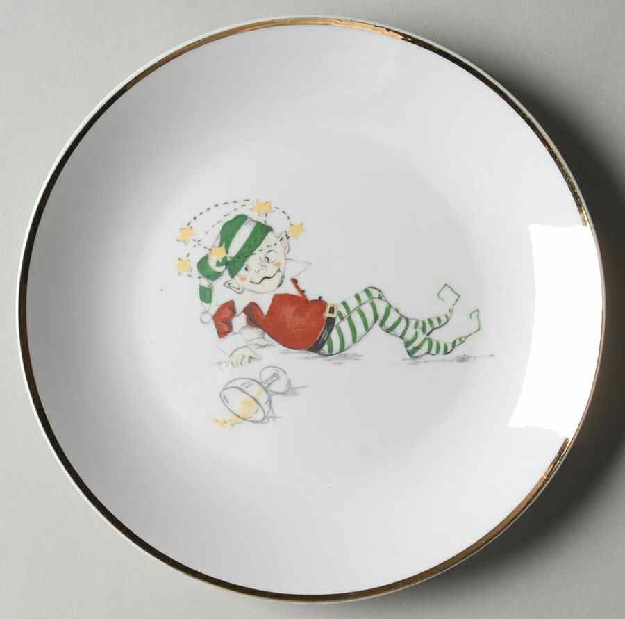 Naughty Elf Salad Plate by Restoration Hardware-1