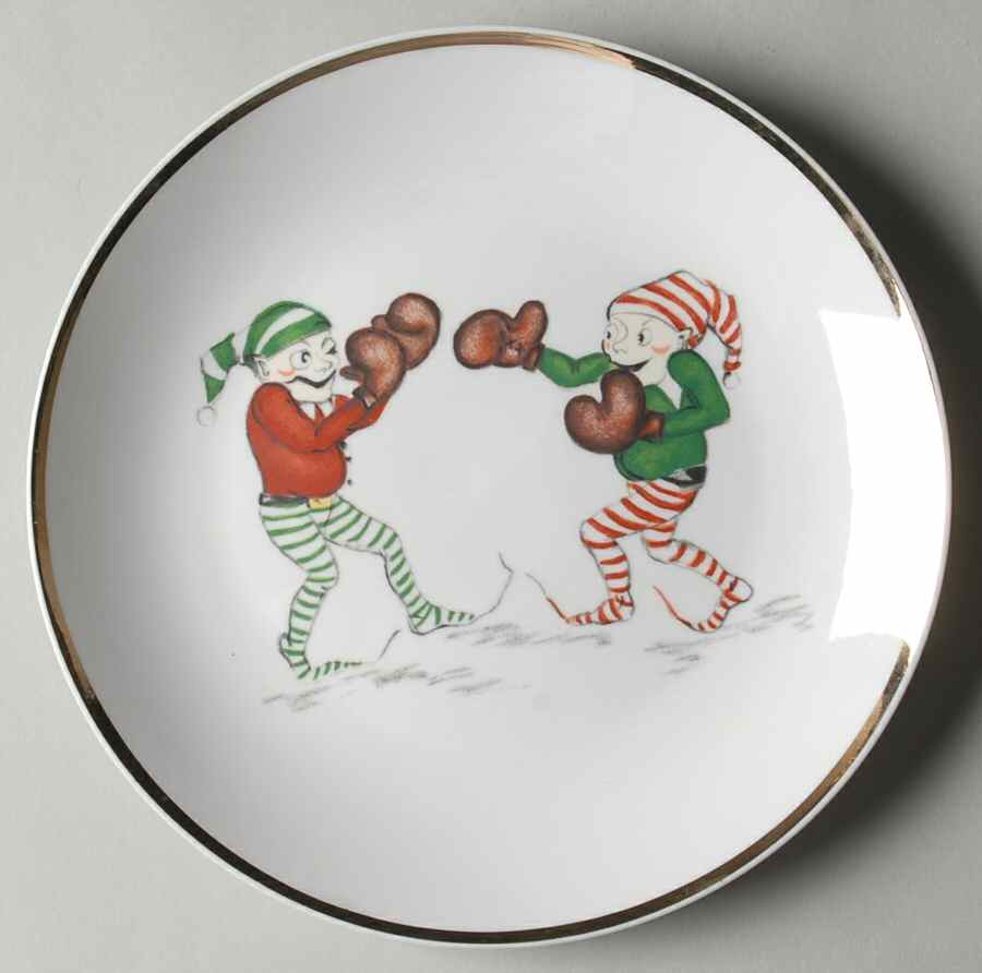 Naughty Elf Salad Plate by Restoration Hardware-1