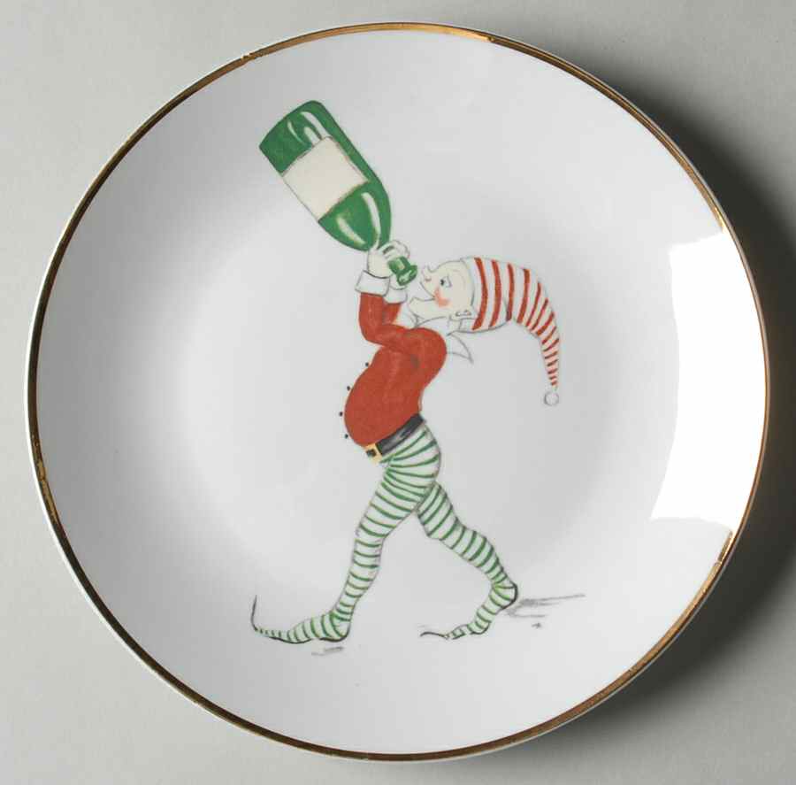 Naughty Elf Salad Plate by Restoration Hardware-1