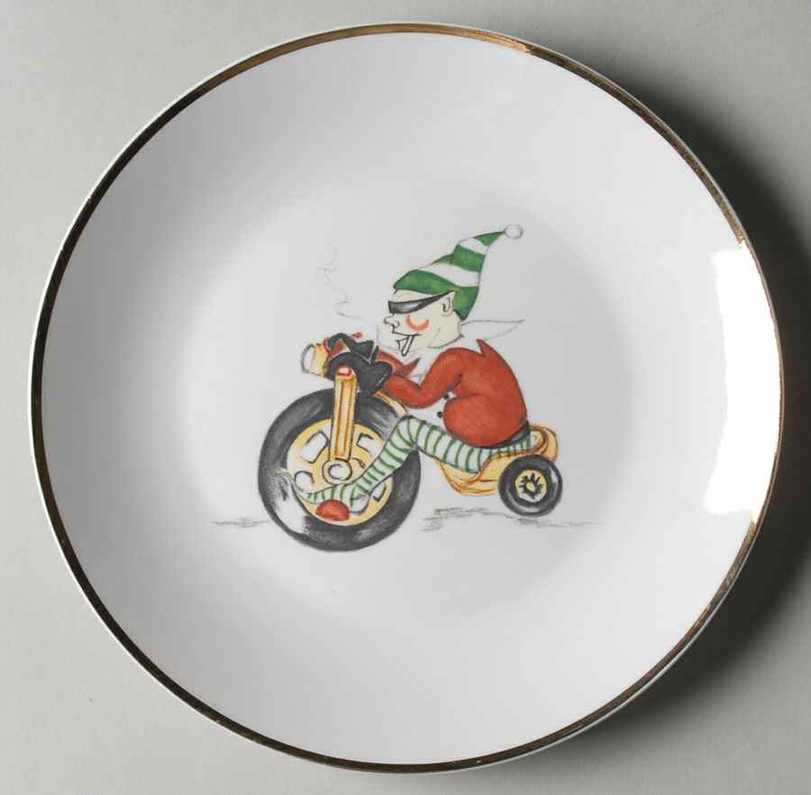 Naughty Elf Salad Plate by Restoration Hardware-1