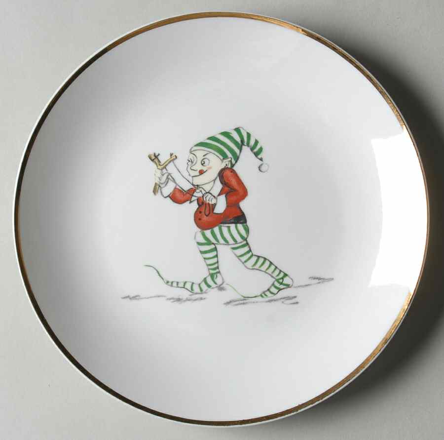 Naughty Elf Salad Plate by Restoration Hardware-1