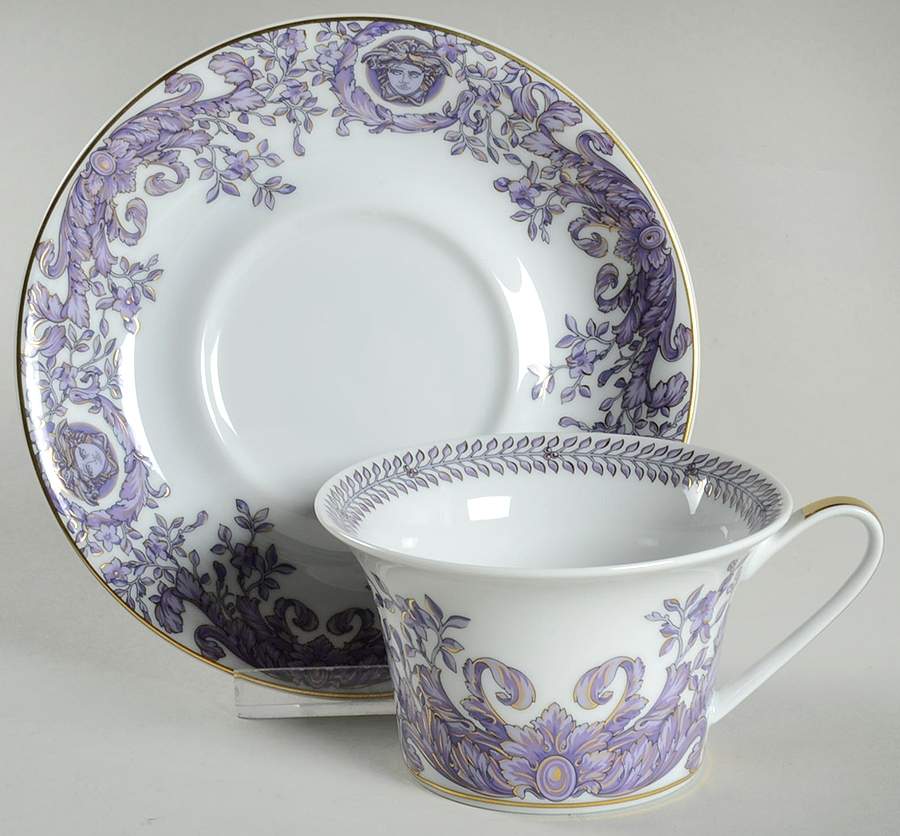 Le Grand Divertissement Flat Cup & Saucer Set by Rosenthal - Continental-1