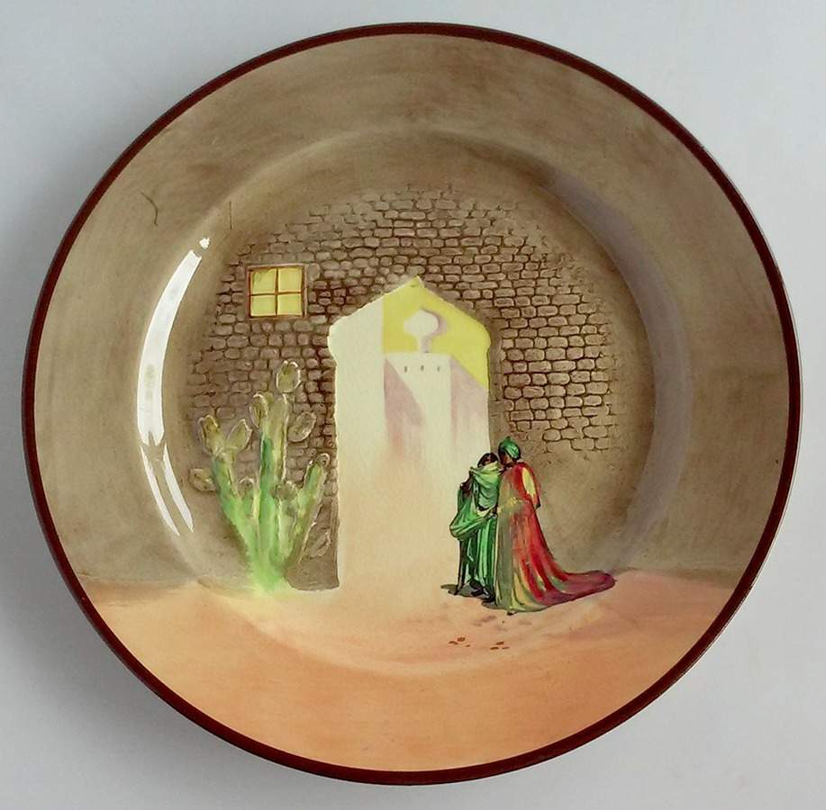 Moorish Gateway Luncheon Plate by Royal Doulton-1