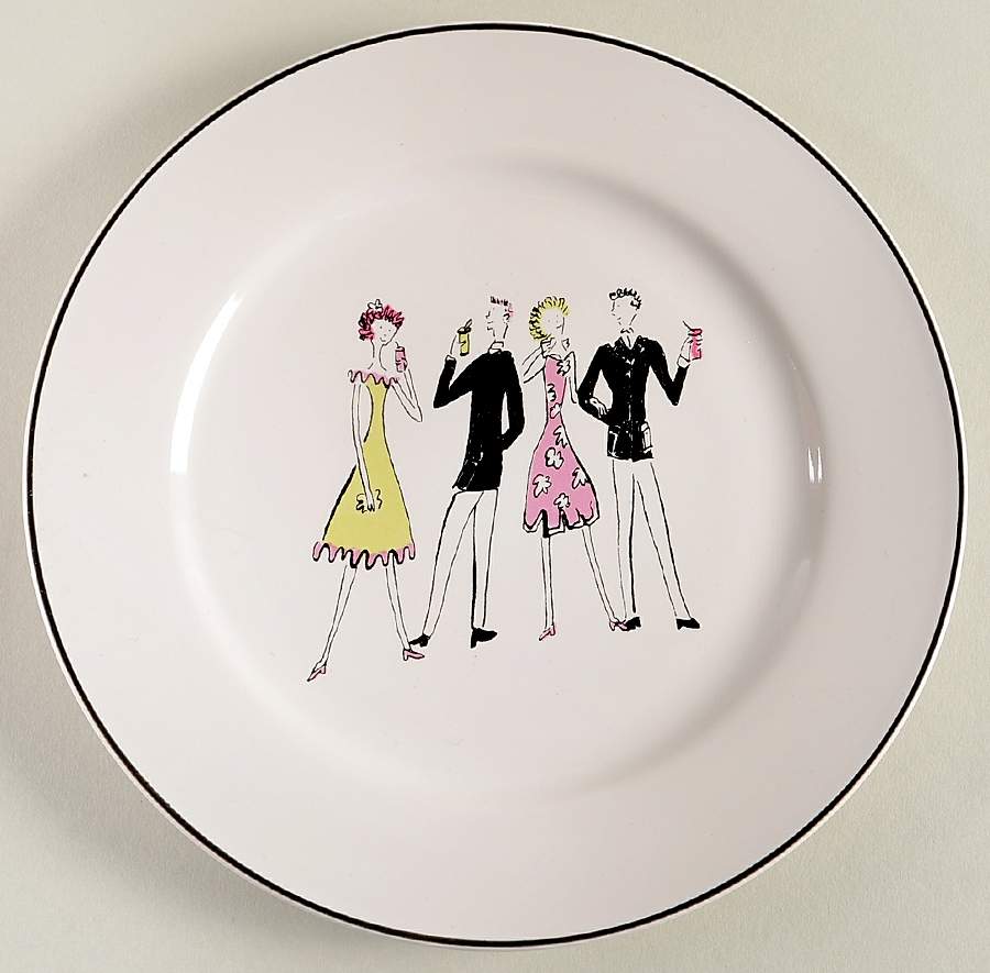 A Woman's Work Is Never Done Salad Plate by Rosanna-1