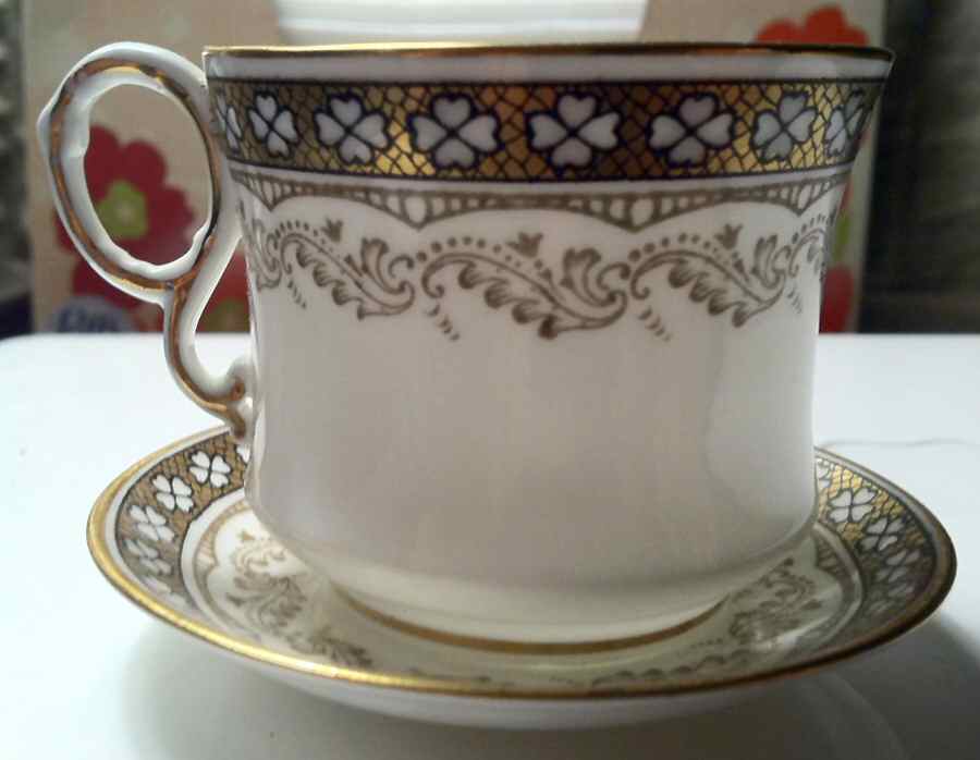 Z1027 Footed Cup & Saucer Set by Royal Cauldon-1