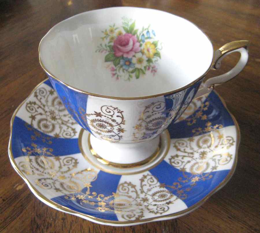 3220 Footed Cup & Saucer Set by Royal Standard-1