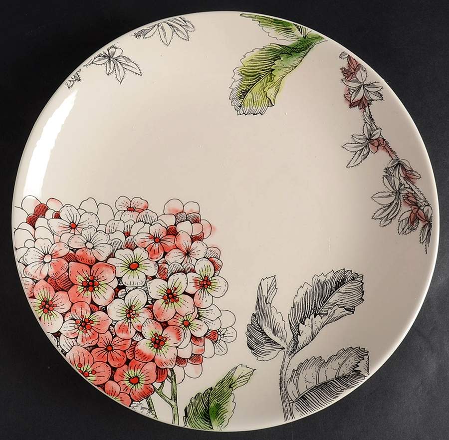 Edie Rose Hydrangea Collection Dinner Plate by Rachel Bilson-1