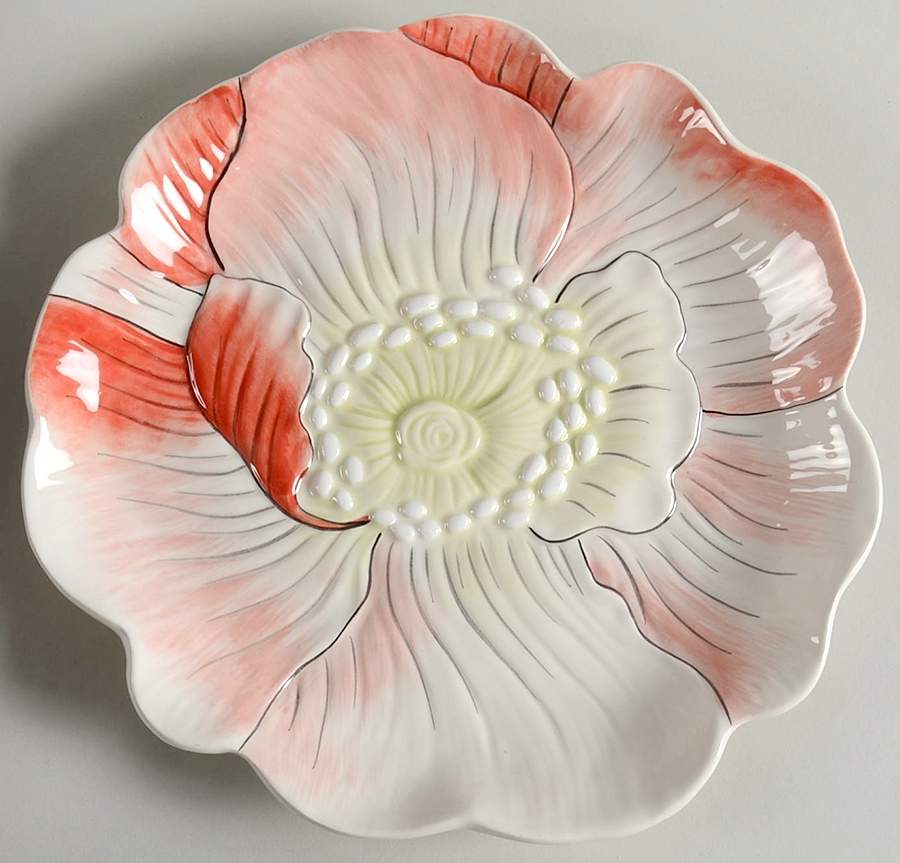 Edie Rose Hydrangea Collection Sculpted Canape Plate by Rachel Bilson-1