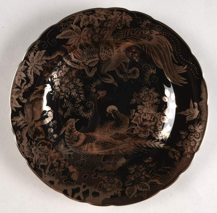 Platinum Aves Accent Salad Plate by Royal Crown Derby-1