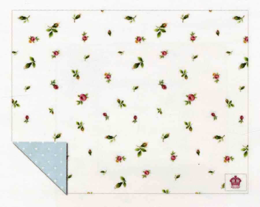 New Country Roses White Cloth Placemat by Royal Albert-1