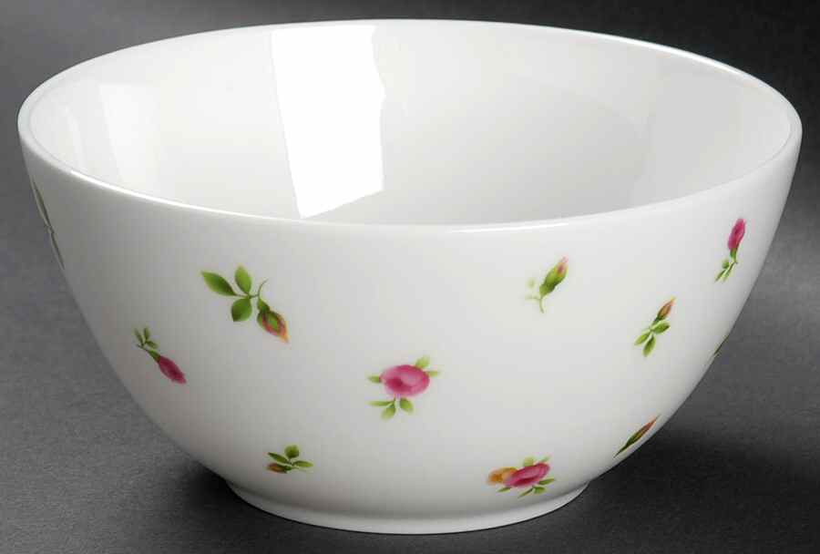 New Country Roses White Coupe Cereal Bowl by Royal Albert-1