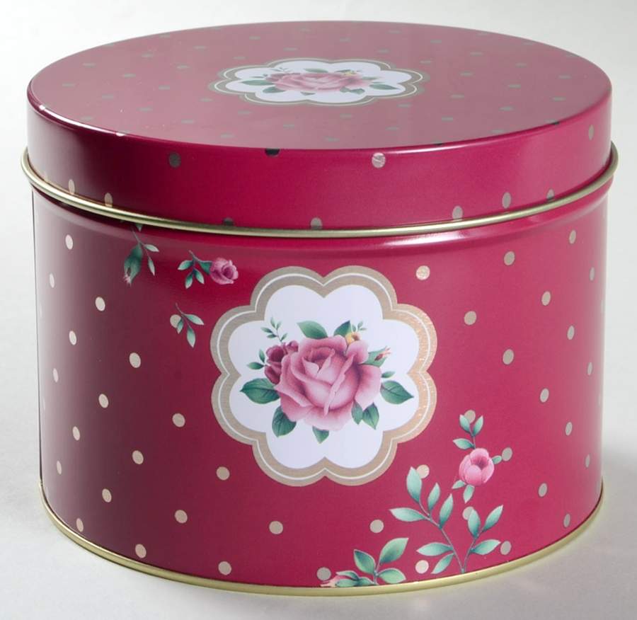 New Country Roses White Tin & Lid for Sentiment Mug by Royal Albert-1