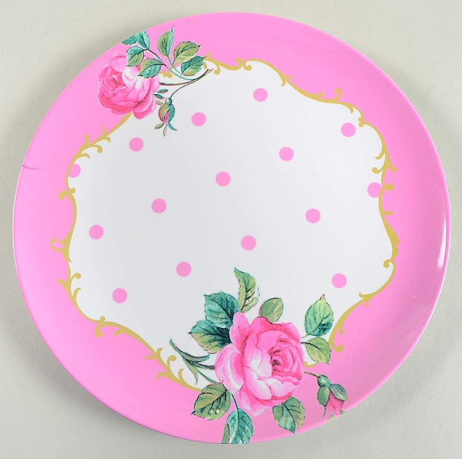 New Country Roses White Melamine Dinner Plate by Royal Albert-1