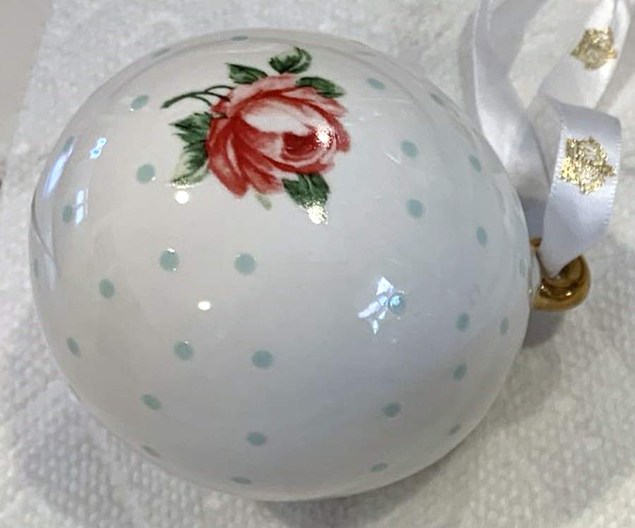 Polka Rose Ornament by Royal Albert-1