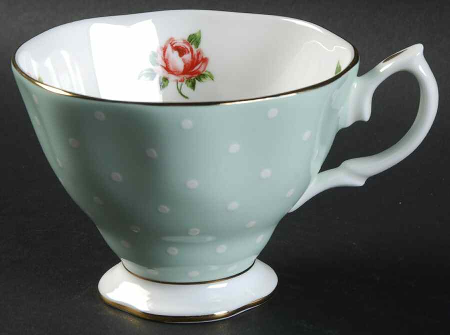 Polka Rose Footed Cup by Royal Albert-1