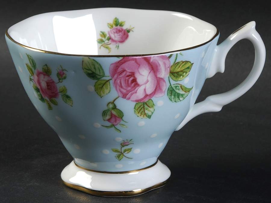 Polka Rose Footed Cup by Royal Albert-1