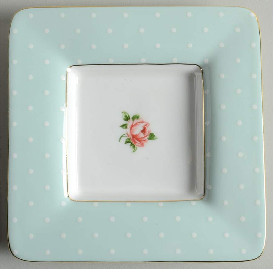 Polka Rose 6" Trinket Tray by Royal Albert-1