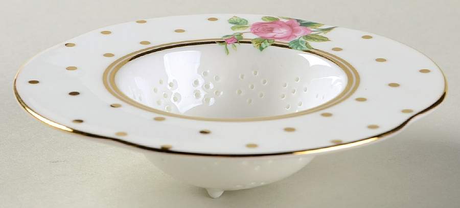 Polka Rose Tea Strainer No Bowl by Royal Albert-1