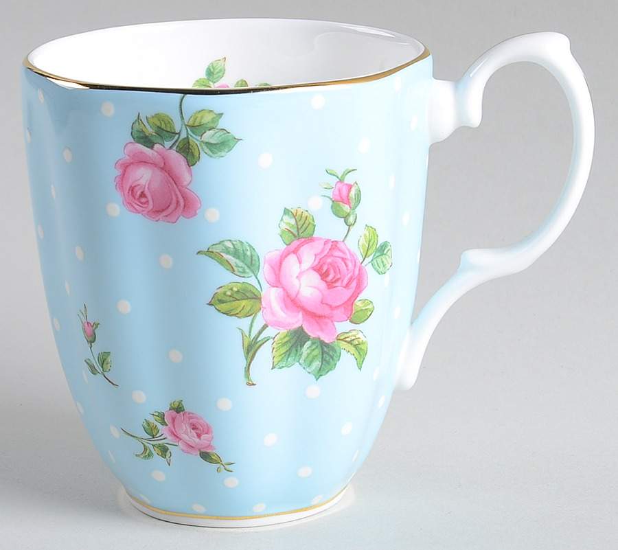 Polka Rose Mug by Royal Albert-1