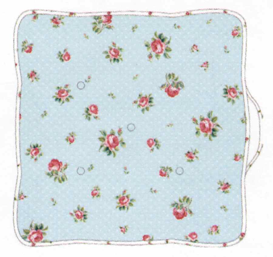 Polka Rose Chair Pad/Cushion by Royal Albert-1