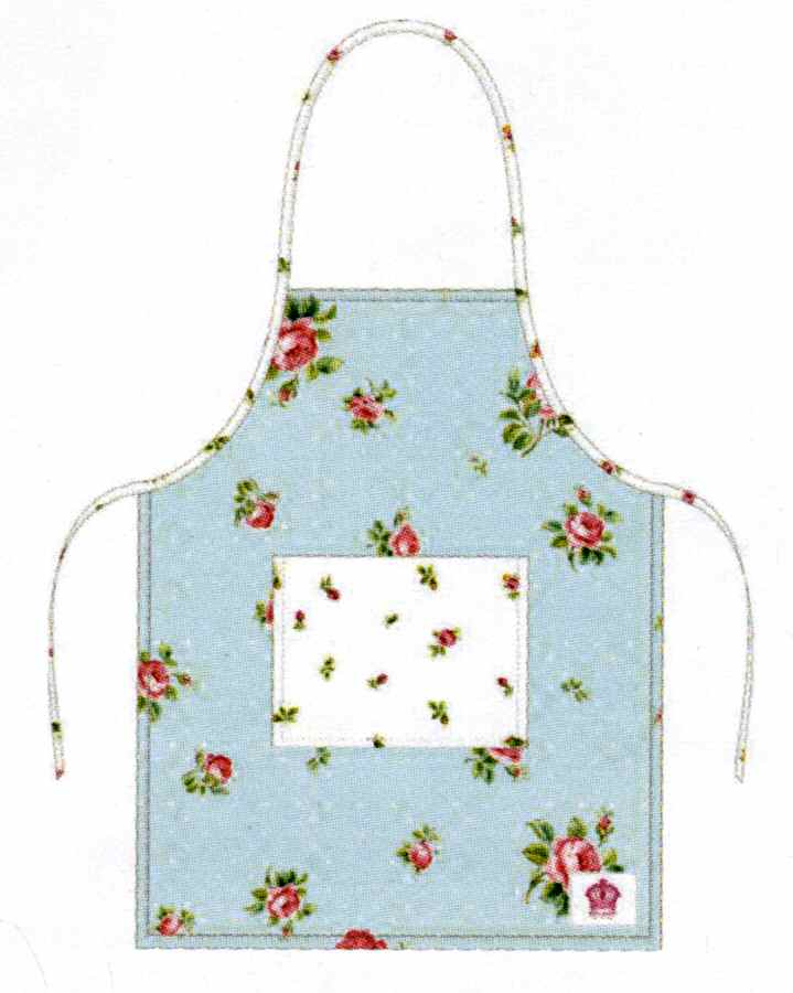 Polka Rose Child's Apron & Hat Set by Royal Albert-1