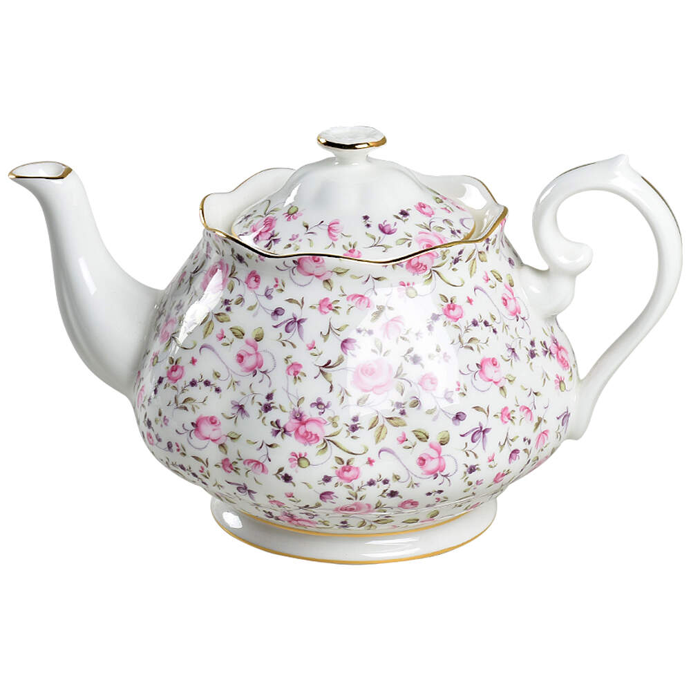 Rose Confetti Teapot & Lid by Royal Albert-1