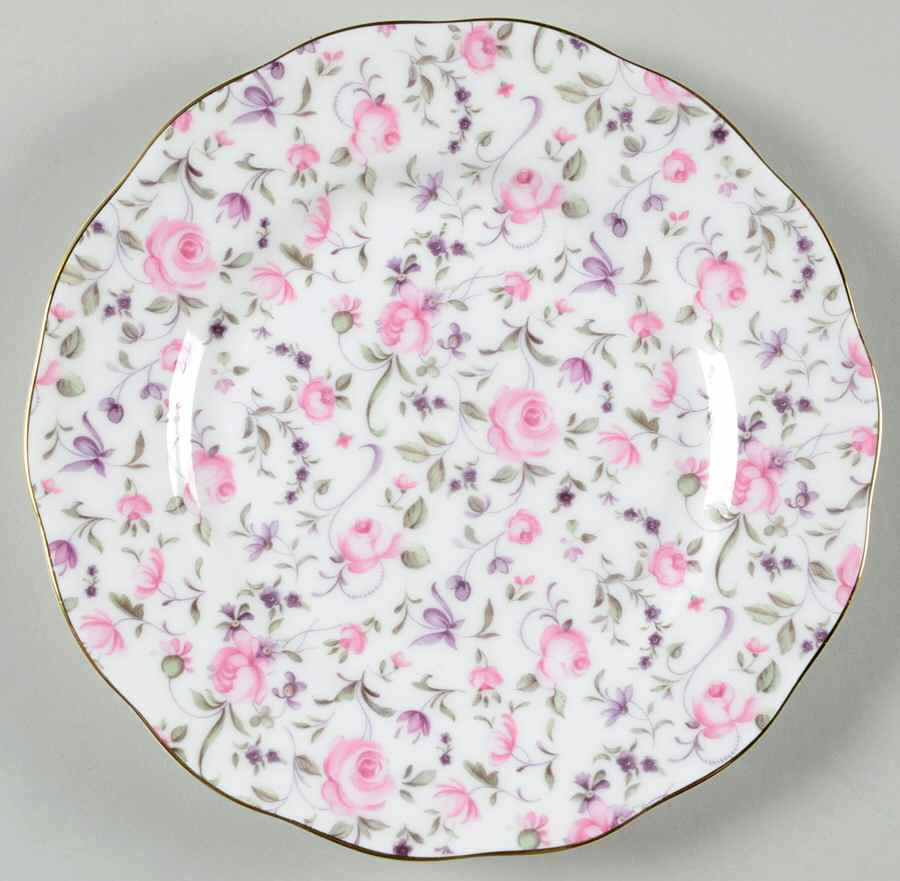Rose Confetti Bread & Butter Plate by Royal Albert-1