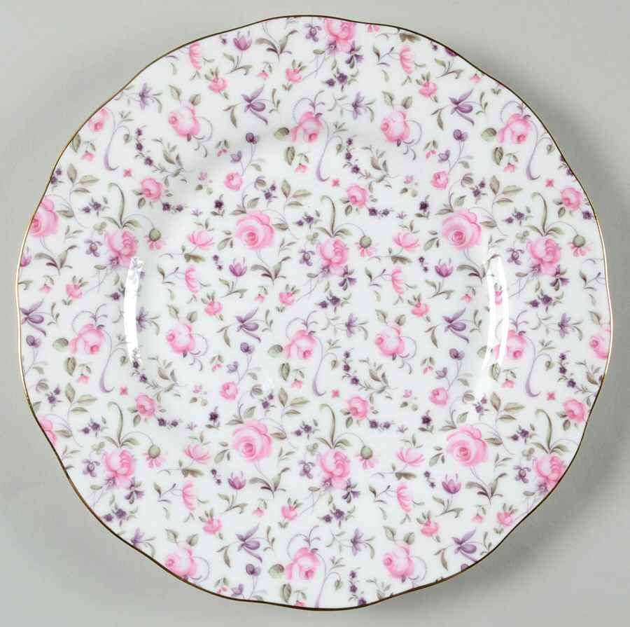 Rose Confetti Salad Plate by Royal Albert-1