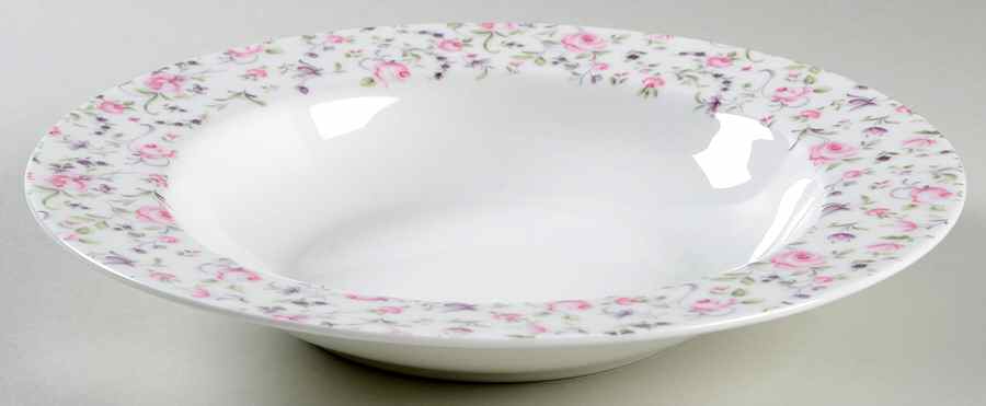 Rose Confetti Large Rim Soup Bowl by Royal Albert-1