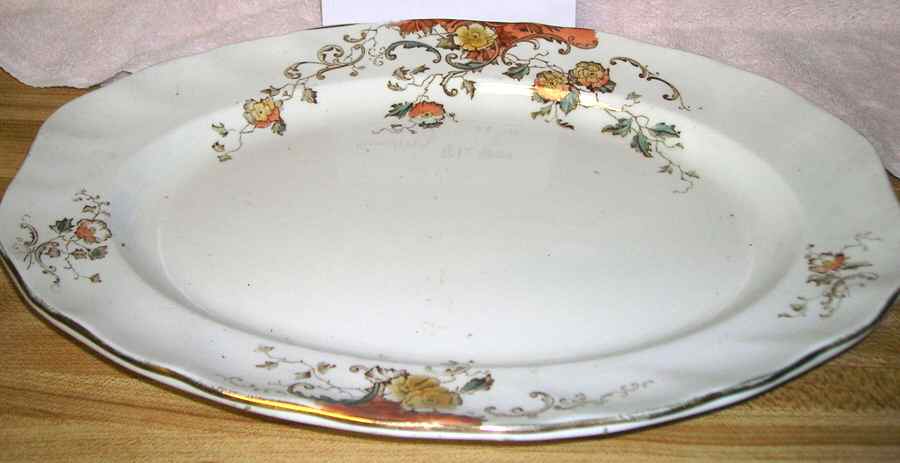 Lorna 11" Oval Serving Platter by Royal Doulton-1