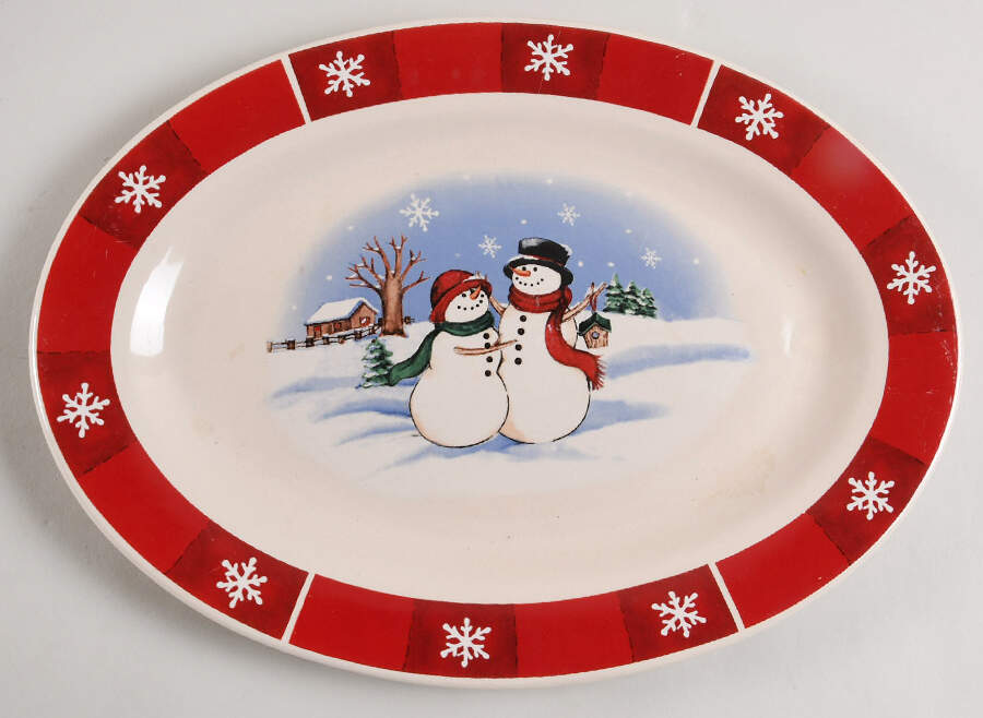 RN5 14" Oval Serving Platter by Royal Seasons-1