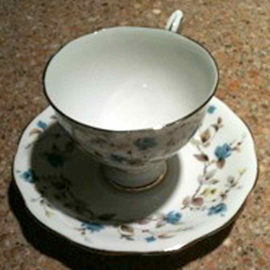 2924 Footed Cup & Saucer Set by Royal Standard-1